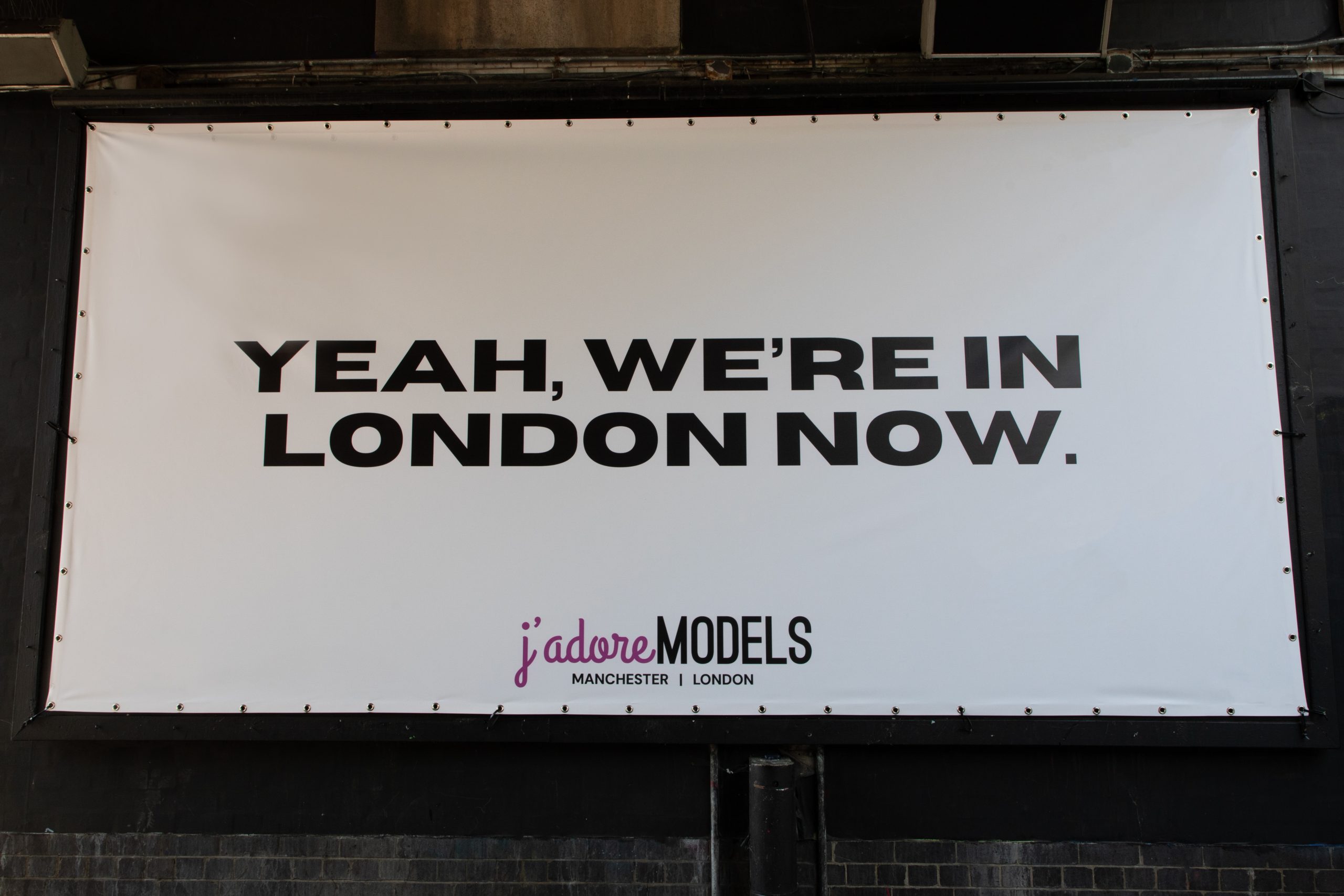 Yeah, we’re in London now.